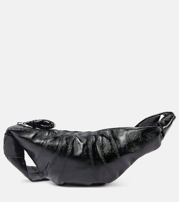Croissant Small coated canvas shoulder bag | Lemaire