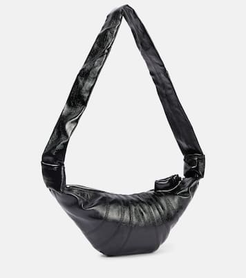 Croissant Small coated canvas shoulder bag | Lemaire