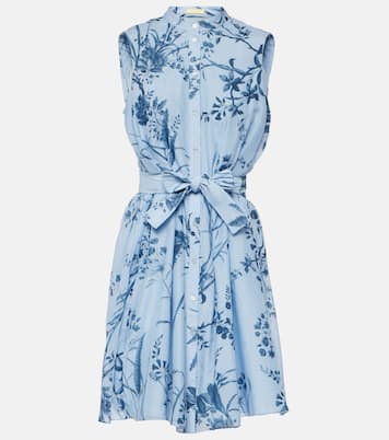Vestido corto de gasa de seda | Erdem