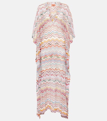 Zig Zag lamé beach cover-up | Missoni Mare
