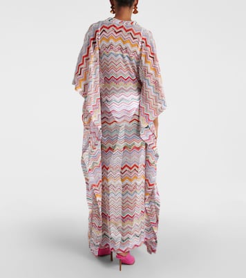Zig Zag lamé beach cover-up | Missoni Mare