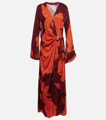 Floral jacquard maxi dress | Johanna Ortiz