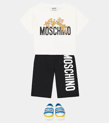 Baskets en cuir à logo | Moschino Kids