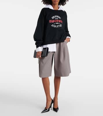 Sudadera de jersey de algodón estampada | Didu