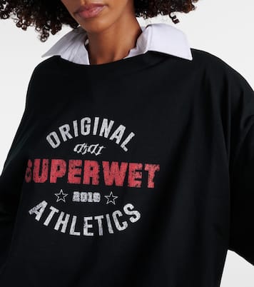 Sudadera de jersey de algodón estampada | Didu