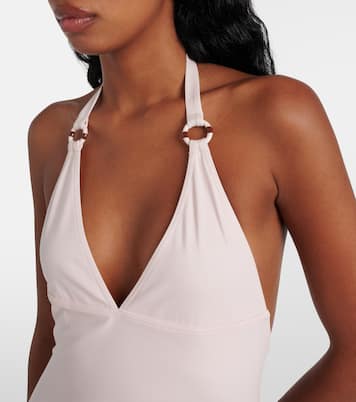 Bañador Ring Marine con cuello halter | Loro Piana