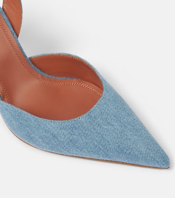 Escarpins Holli 95 en jean | Amina Muaddi