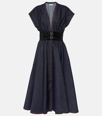 Abito midi di jeans | Alaïa
