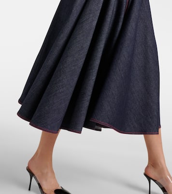 Abito midi di jeans | Alaïa