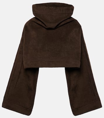 Sudadera con capucha de felpa de algodón | Alaïa