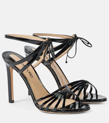 Angelica 105 patent leather sandals | Tom Ford