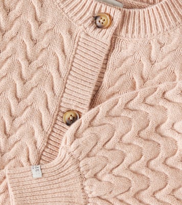 Cardigan Zinne in misto cotone e lana | Donsje
