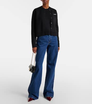 Wool jacquard cardigan | Gucci
