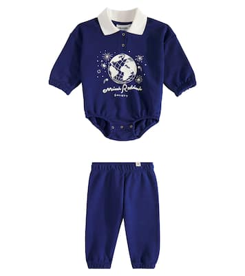 Bebé - set de mono y pantalones Society de algodón | Mini Rodini