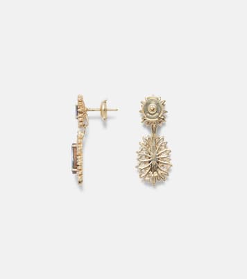 Boucles d'oreilles en or 18 ct, opales et diamants | Suzanne Kalan