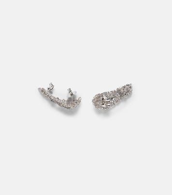 Orecchini Scatter in oro bianco 18kt con diamanti | Ananya