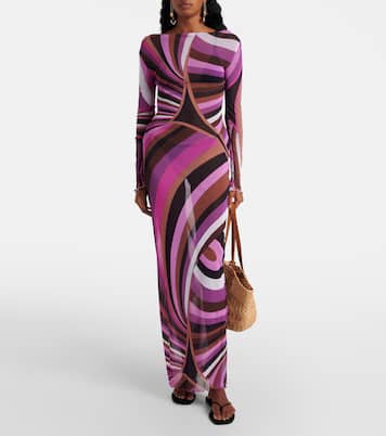 Abito lungo Iride in tulle | Pucci