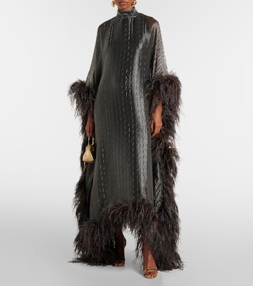 Kaftan Casta mit Federn | Taller Marmo
