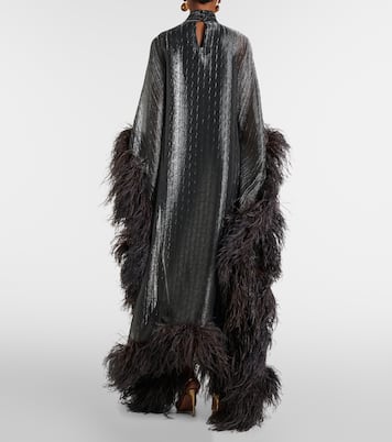 Kaftan Casta mit Federn | Taller Marmo