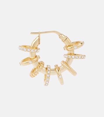 Boucles d’oreilles Multi Ring Small à ornements | Amina Muaddi