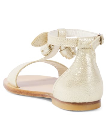 Sandalen Elmas aus Metallic-Leder | Bonpoint