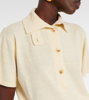 Polo in misto lino e seta | Christopher Esber