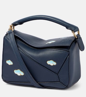 【関税&送料込】Loewe Light Blue Leather Small Puzzle Handba LOEWE - Small Puzzle bag | Leam Roma - Luxury Shopping Online