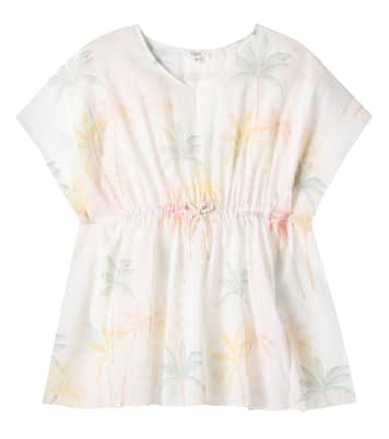 Printed cotton voile dress | Chloé Kids