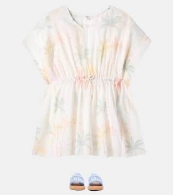 Printed cotton voile dress | Chloé Kids