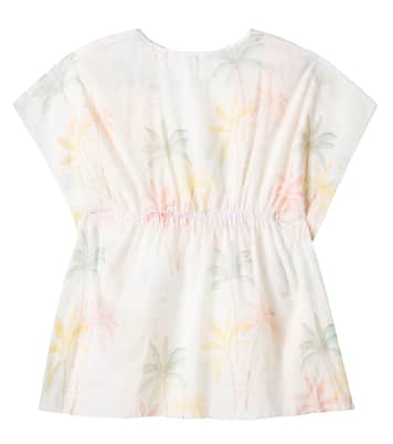 Printed cotton voile dress | Chloé Kids