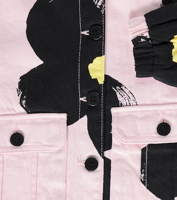 Giacca in cotone con stampa floreale | Marc Jacobs Kids