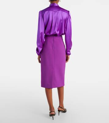 Gonna midi in lana vergine | Dolce&Gabbana
