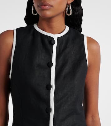 Vestido corto Leria de lino | Faithfull