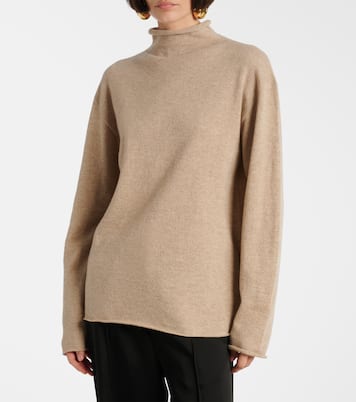 Cashmere turtleneck top | Jil Sander