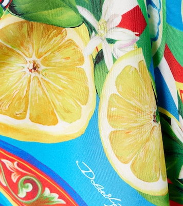 Printed silk twill scarf | Dolce&Gabbana