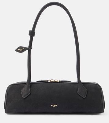 Le Teckel Medium suede shoulder bag | Alaïa