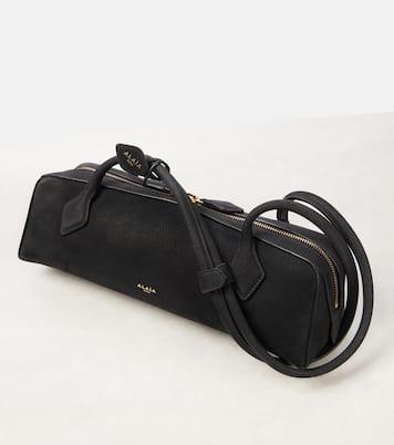 Le Teckel Medium suede shoulder bag | Alaïa