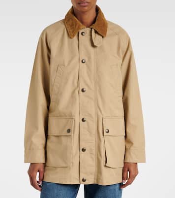 Corduroy-trimmed cotton field jacket | Polo Ralph Lauren