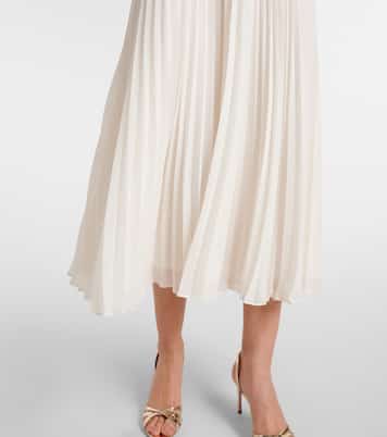 Midikleid aus Taft | Self-Portrait