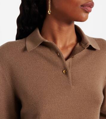 Luciole cashmere-blend polo sweater | Loro Piana