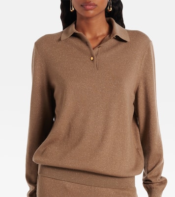 Luciole cashmere-blend polo sweater | Loro Piana