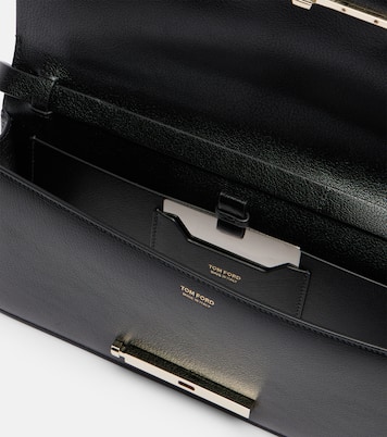 Double T leather shoulder bag | Tom Ford