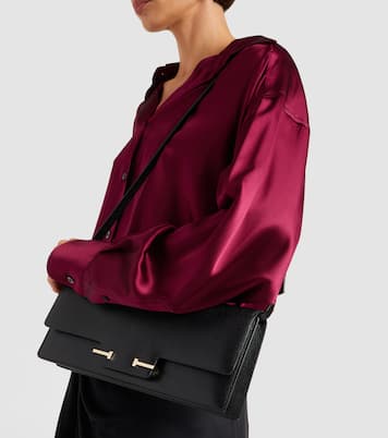 Double T leather shoulder bag | Tom Ford