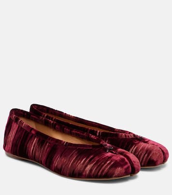 Bailarinas Tabi de terciopelo  | Maison Margiela