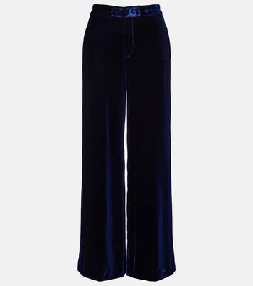 Velvet wide-leg pants | Etro