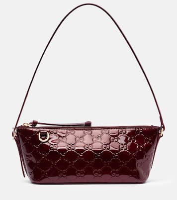 GG Emblem Small leather shoulder bag | Gucci