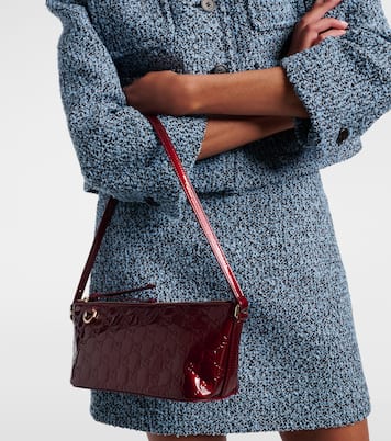 GG Emblem Small leather shoulder bag | Gucci