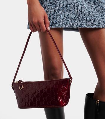GG Emblem Small leather shoulder bag | Gucci