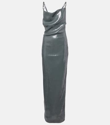 Sequined draped gown | Coperni