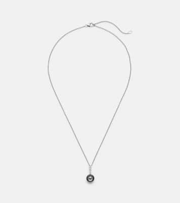 18kt gold necklace with pearl and diamonds | Mikimoto